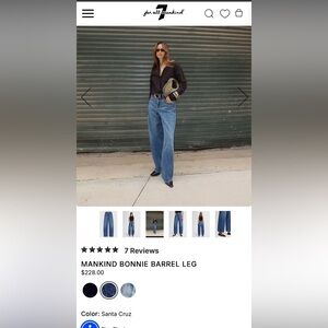 7 For All Mankind Bonnie Jeans